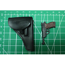 1:6 Scale German WWII P38 Pistol and Black Holster